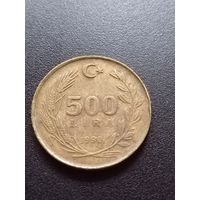 Турция 500 лир 1990 г.