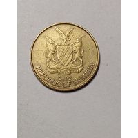 Намибия  1 доллар 2002 года .