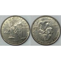 25 центов(квотер) США 2001г P, Нью-Йорк