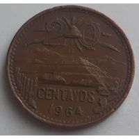 Мексика 20 сентаво, 1964