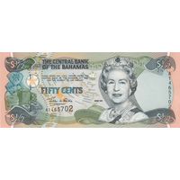 Багамы 1/2 доллара 2001 (UNC)