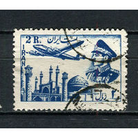 Иран - 1953 - Авиация 2R - [Mi.869] - 1 марка. Гашеная.  (LOT S27)