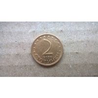 Болгария 2 стотинки, 2000г. /магнетик/ (D-72)