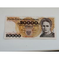 Польша 20000 злотых 1989