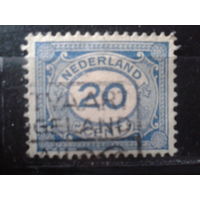 Нидерланды 1921 Стандарт, цифра  20с