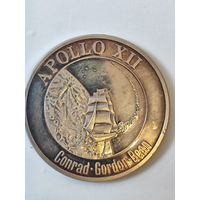 Памятная медаль APOLLO-12 серебро