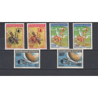 Космос. Гвинея. 1969. 6 марок с надпечатками. Michel N 522-531 (8,0 е)