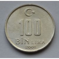 Турция, 100000 лир 2001 г.