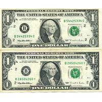 1 доллар 1995 B  (Цена за шт).