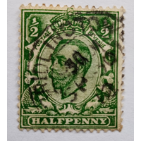 Англия 1912 г. 0,5 пенни