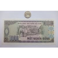 Werty71 Вьетнам 1000 донгов 1988 UNC банкнота