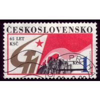1 марка 1986 год Чехословакия 2856
