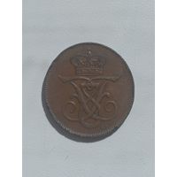 5 Оре Дании 1907г., нечастая