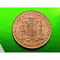 Ямайка. 25 центов 2003.