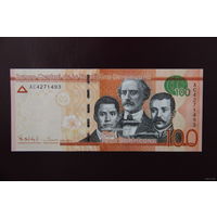 Доминикана 100 песо 2014  UNC