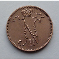 Финляндия 1 пенни. 1899
