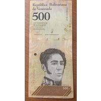 Банкнота ВЕНЕСУЭЛА 500 БОЛИВАР 2018 ГОД