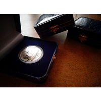 Оригинальный футляр для медно-никелевых и серебряных монет НБРБ (37 мм) ВОЗМОЖЕН ОБМЕН!