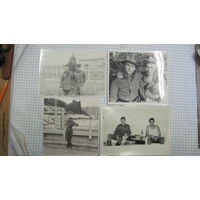 Четыре армейских фото конца 1980-х/4 с рубля.