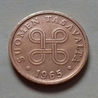 5 пенни, Финляндия 1965 г.