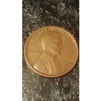 1 цент 1942D(1) года США...