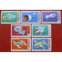 Монголия. Космос. ( 7 марок ) 1971 года. 3-16.