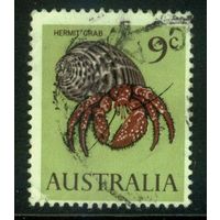 Австралия 1966 Mi# 366 Рак-отшельник звездный . Гашеная (AU09) н/с