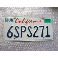 Авто номер США California, номерной знак usa лот 1
