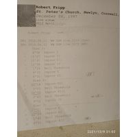 Robert Fripp cd mp3. alb."Newlyn 06 Dec 1997"редкий