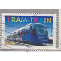 Поезда железная дорога Трамвайный поезд Франция 2006 год   лот 10 менее 30 % от каталога