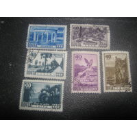 СССР 1949 Виды Кавказа и Крыма 6 марок из серии хорошее состояние с клеем