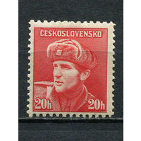 Чехословакия - 1945 - Капитан Отакар Ярош 20Н - [Mi.441] - 1 марка. MH.  (Лот 90EZ)-T25P7