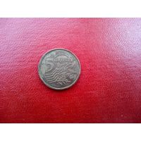 5 грошей 1990 Польша