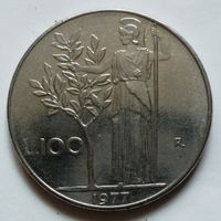 100 лир 1977 Италия