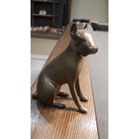 Статуэтка бронза собака Бульдог
