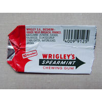 G3-306 Обертка фантик от жевачки жевательной резинки Пачка Wrigleys Spearmint 1980-1990-е