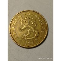 Финляндия 50 пенни 1969 года .