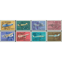 Гражданская авиация СССР 1969 год (3827-3834) серия из 8 марок