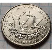 США 1/4 доллара, 2009 Квотер Северных Марианских островов    P      ( 2-6-2 )