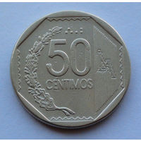 Перу 50 сентимо. 2000