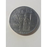 100 лир Италия 1956