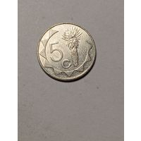 Намибия  5 центов 1993 года .