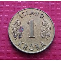 Исландия 1 крона 1963 г. #41429