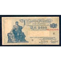 Аргентина, 1 песо  1947 года