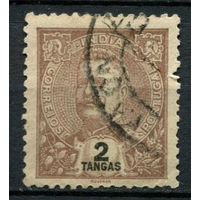 Португальские колонии - Индия - 1903 - Король Карлуш I 2T - [Mi.213] - 1 марка. Гашеная.  (Лот 109BH)