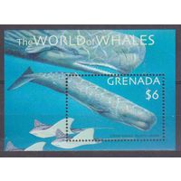 2001 Гренада 4789 / B655 Морская фауна / Киты 6,50 евро