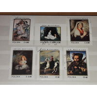 Польша 1972 Живопись. День почтовой марки. Картины польских художников. 6 марок