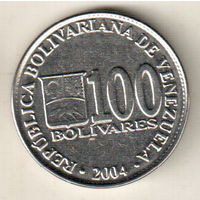 Венесуэла 100 боливар 2004