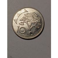 Намибия  10 центов 2009 года .