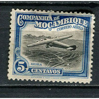 Португальские колонии - Мозамбик (Comp de Mocambique) - 1935 - Авиация 5С - (есть тонкое место) - [Mi.186] - 1 марка. MH.  (LOT EW34)-T10P22